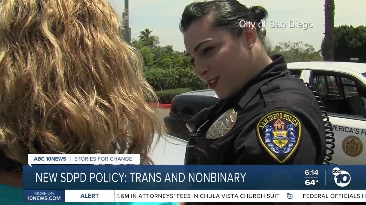 SDPD new transgender policies