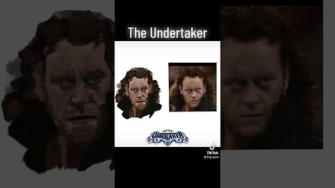 The Undertaker painting Procreate.