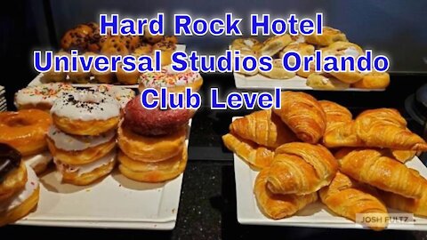 Hard Rock Hotel at Universal Orlando Club Level Lounge Offerings