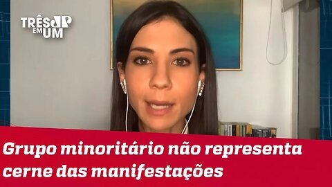 Amanda Klein: Depredações e vandalismo servem como luva para Bolsonaro