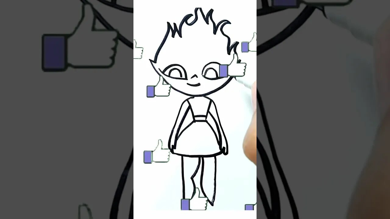 How to Draw and Paint Ember from Disney's Elemental Animation