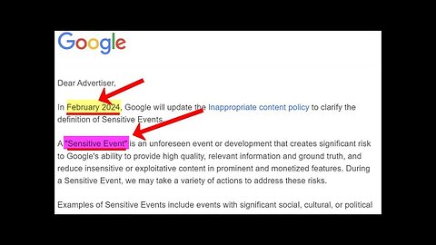 WARNING! GOOGLE KNOWS THE SCRIPT ABOUT A PLANNED SENSITIVE EVENT HAPPENING IN FEBRUARY 2024!