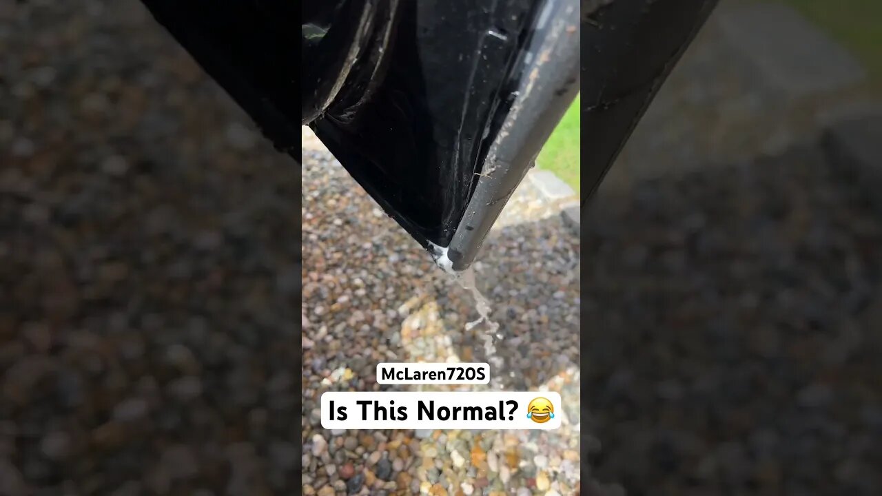 Is This Normal on a McLaren 720S?