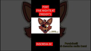 COMO DESENHAR FOXY - FNAF #shorts #foxy #fnaf