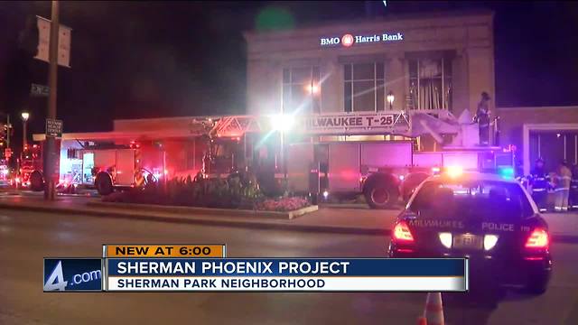 Rising from Ashes: Businesses moving into former Sherman Park bank will soon be revealed