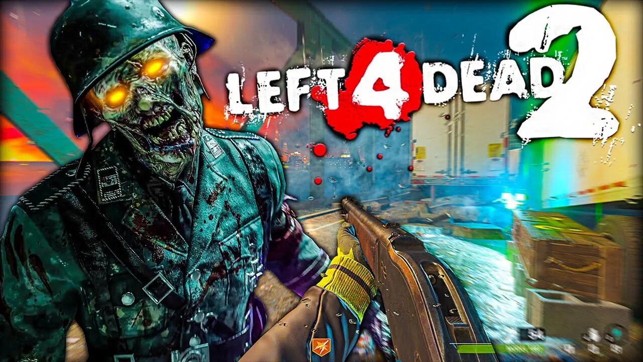 LEFT 4 DEAD 2 meets Cold War Zombies... (Bo3 Custom Zombies Map)