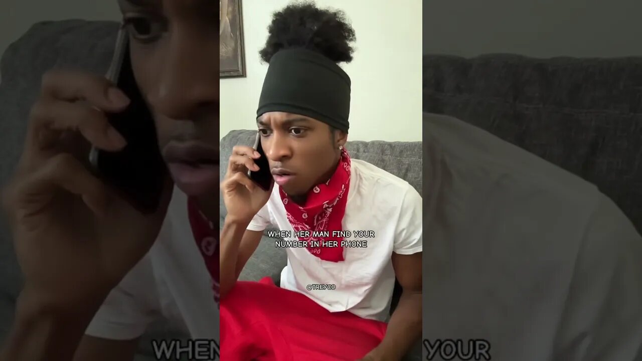 When her man find your number in her phone 😂😏😎 #treyco