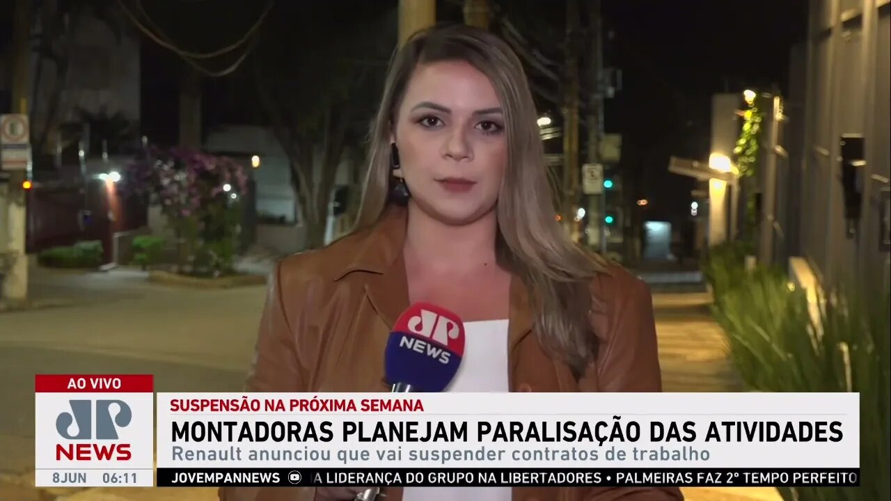 Montadoras planejam paralisação das atividades