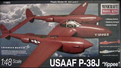 1/48 Minicraft P-38J Lightning Review/Preview