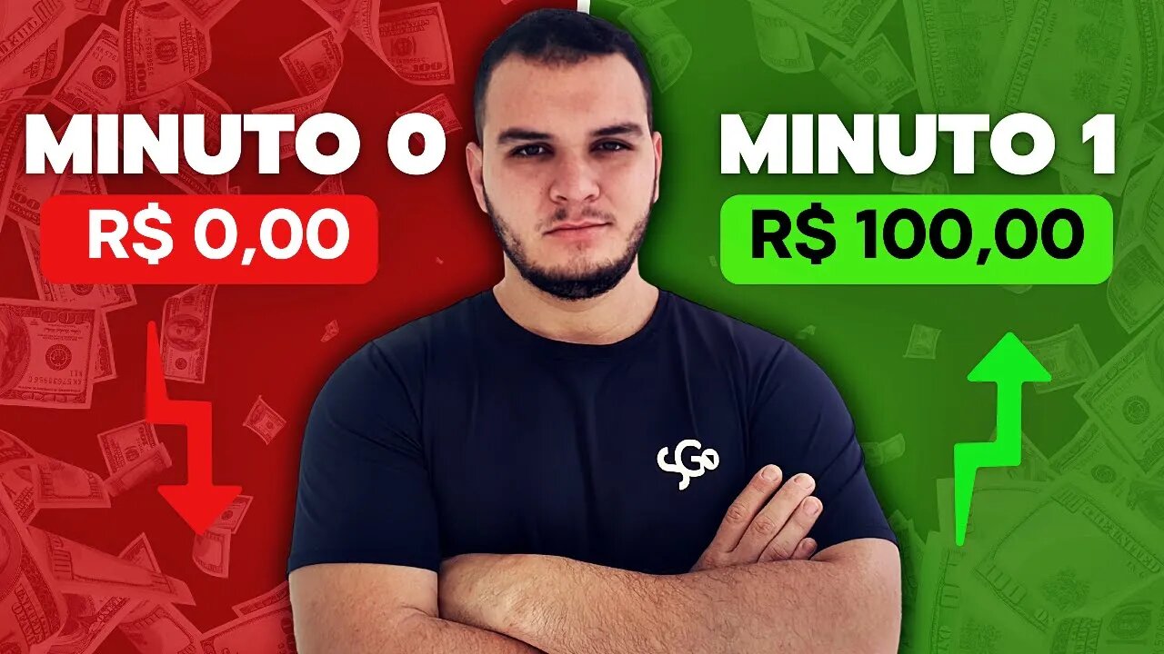 (GARANTIDO) Como GANHAR 100 REAIS em 1 MINUTO - Paga NA HORA via PIX 2023