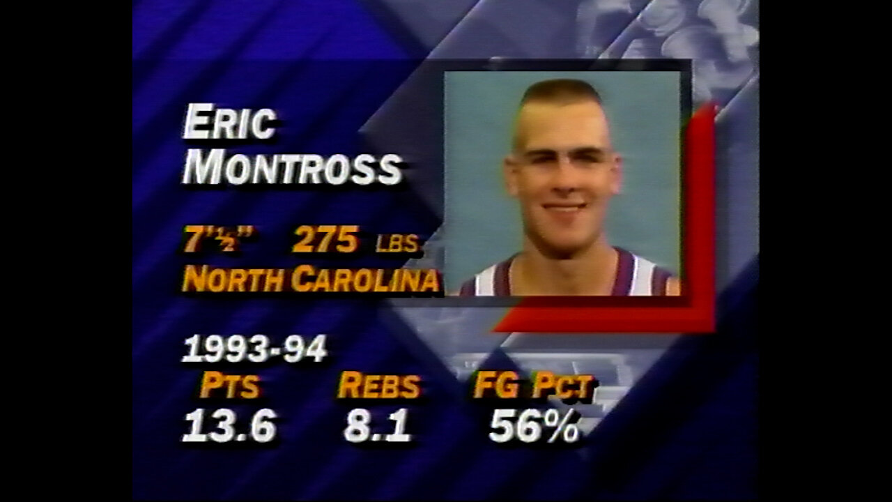 June 29, 1994 - Eric Montross Drafted by NBA's Boston Celtics