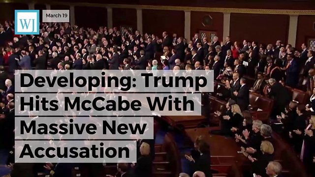 Developing: Trump Hits Mccabe With Massive New Accusation