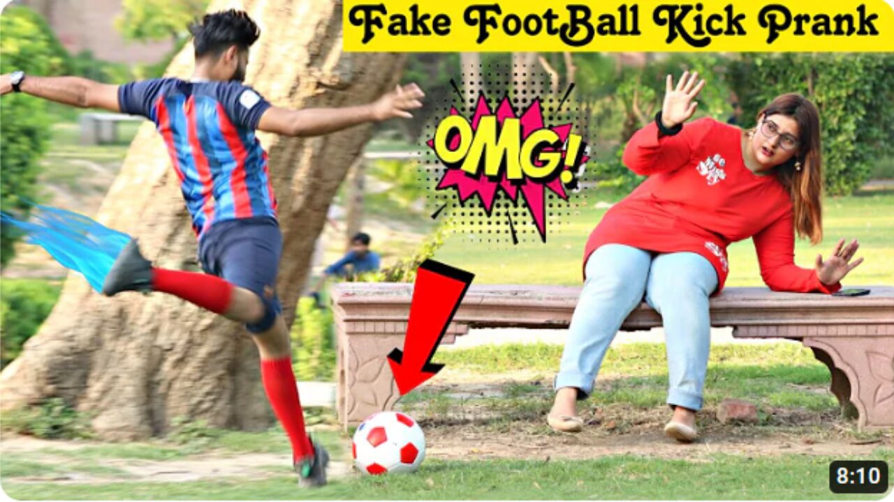 2024 Fake Football Kick Prank @ThatWasCrazy