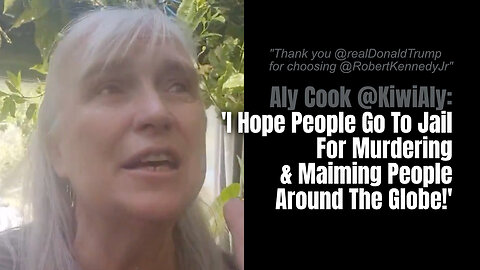 Aly Cook @KiwiAly: 'I Hope People Go To Jail For Murdering & Maiming People Around The Globe!'