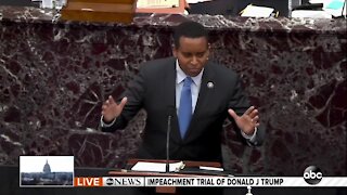 Rep. Joe Neguse delivers opening remarks at Donald Trump's second impeachment trial