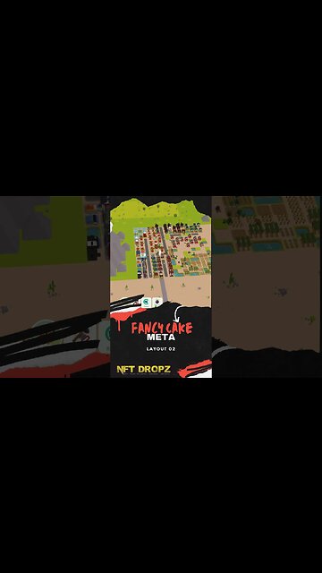 Town Star: Fancy Cake Layout 02 META competition on 7 March 2023 #Shorts