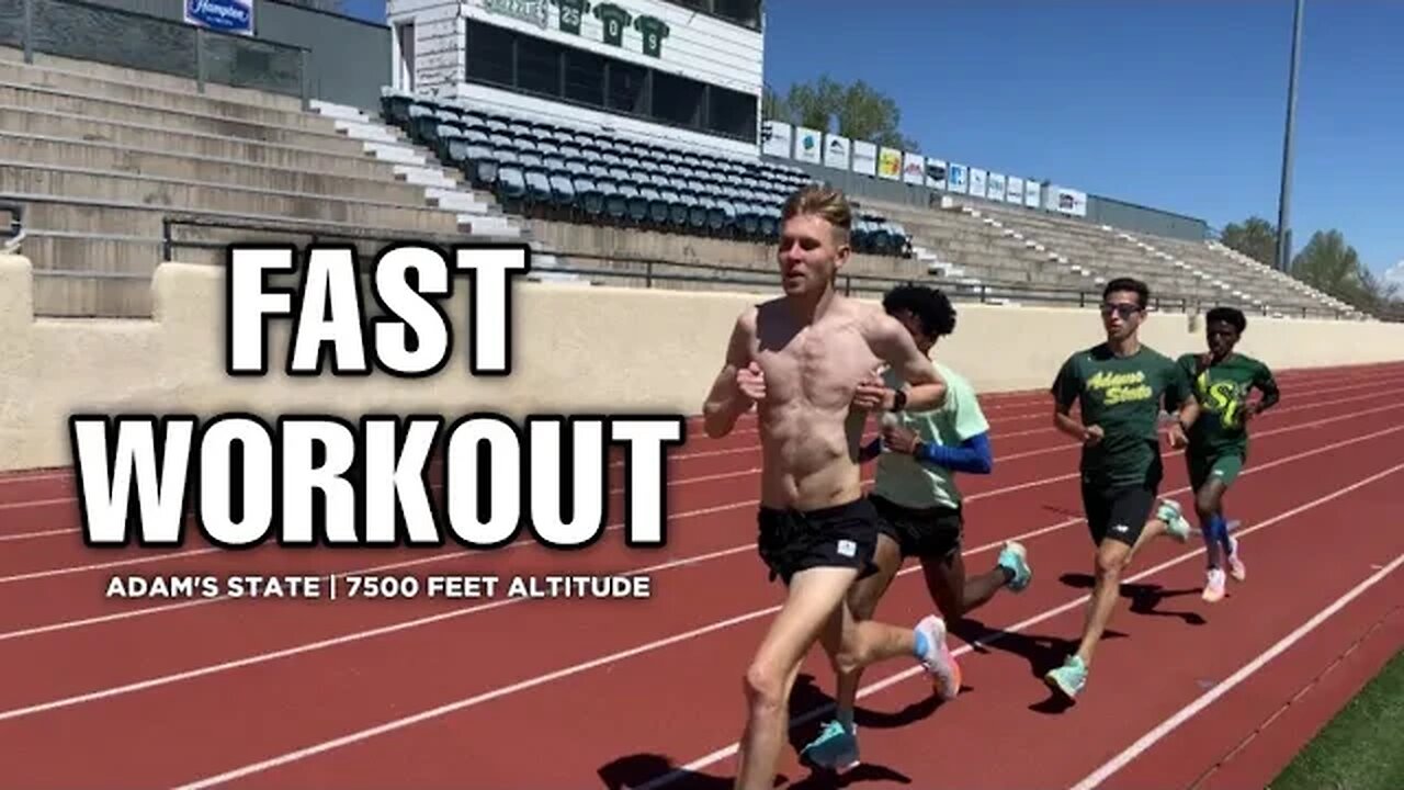 NCAA Altitude Track Workout | Adam's State