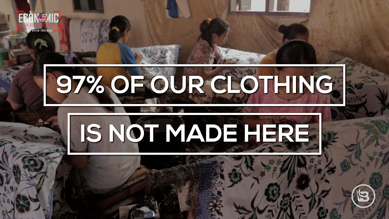 Our clothing, our pharmaceuticals and electronics are no longer made in USA