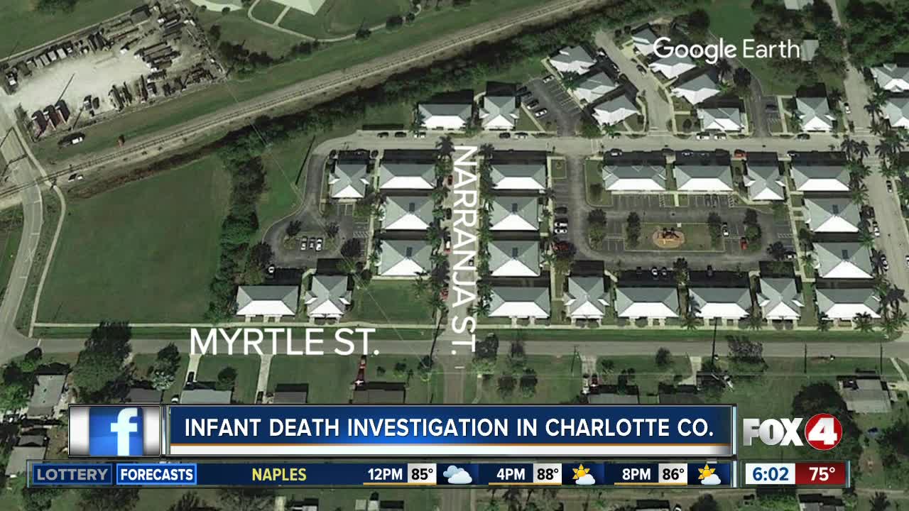 Infant death investigation in Punta Gorda