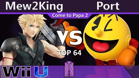 FOX|MVG|Mew2King (Cloud) vs. Port (Pac-Man) - Wii U Top 64 - CTP2