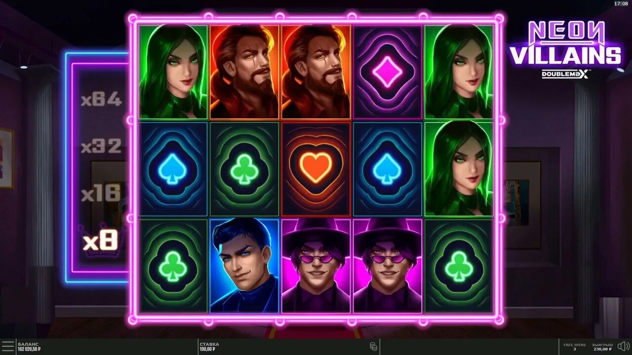 Big win in neon villains doublemax Online casino 2023