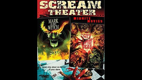 MARK OF THE WITCH 1970 & THE CITY OF THE DEAD 1960 Witches & Warlocks DOUBLE FEATURE