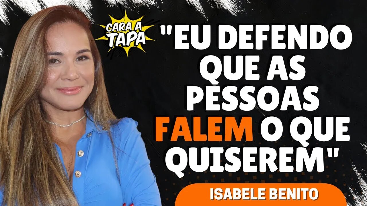 ISABELE BENITO NEM PENSA EM TER QUE LIDAR COM CENSURA NO BRASIL