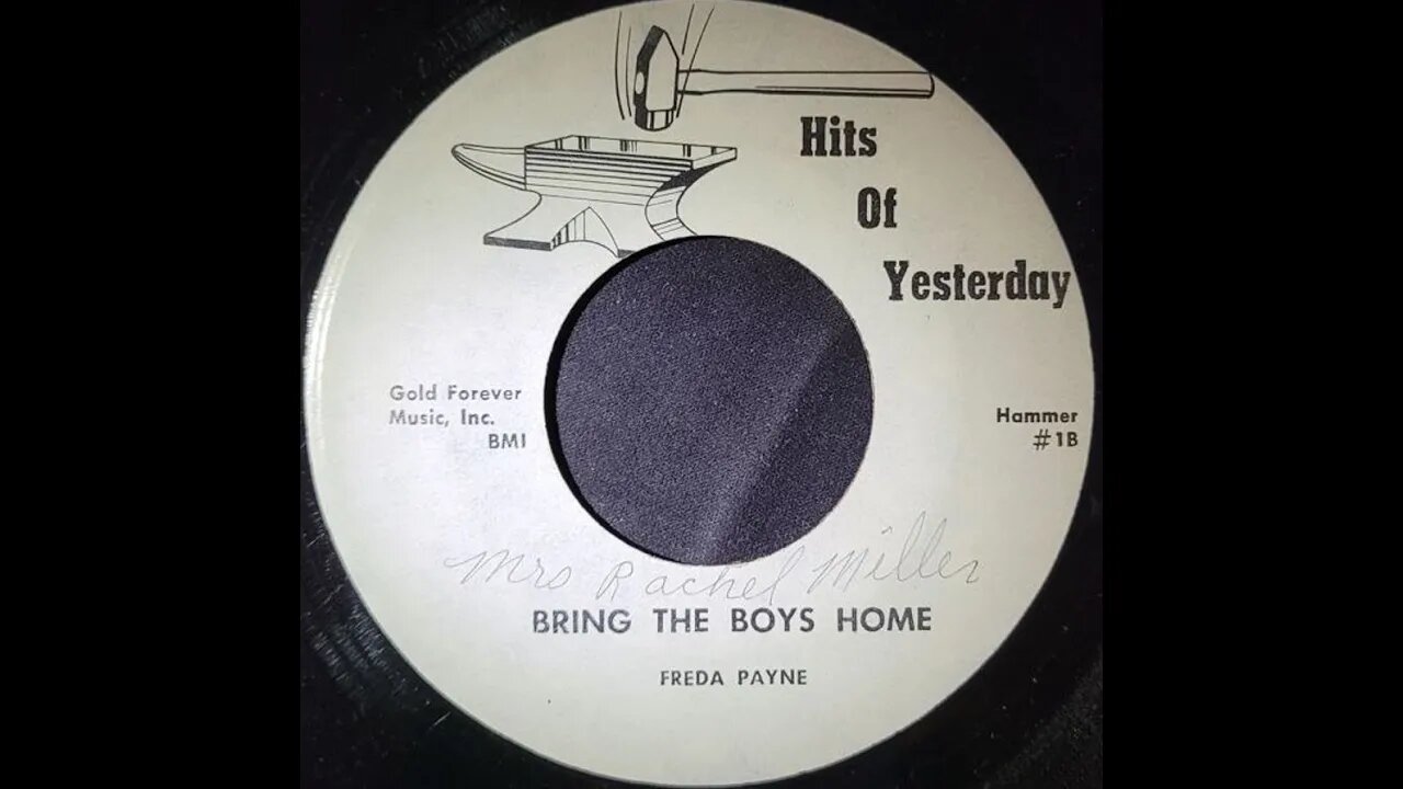 Freda Payne - Bring the Boys Home