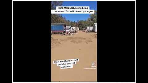 North Carolina says that evil FEMA throwing people out of their homes saying they are condemned