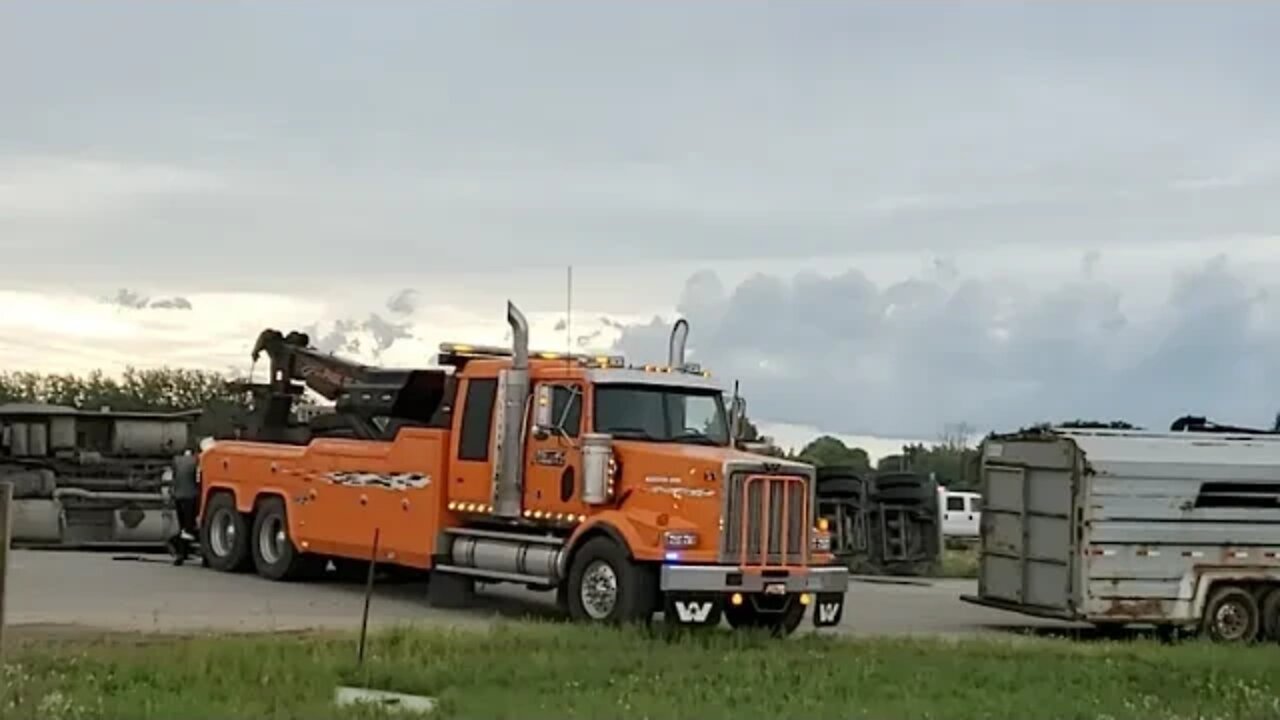 Trailer Flip In Blaine Lake Aug 4 2022