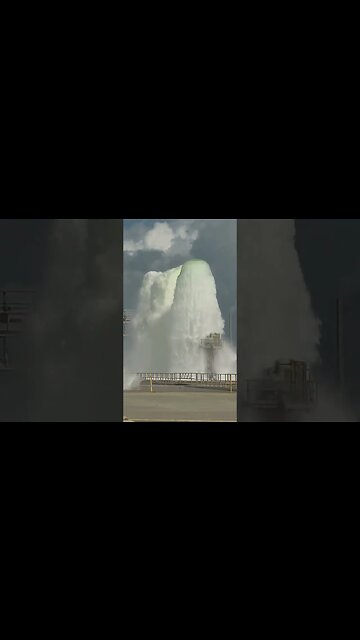 NASA Launch Pad Water Deluge System Test #shorts