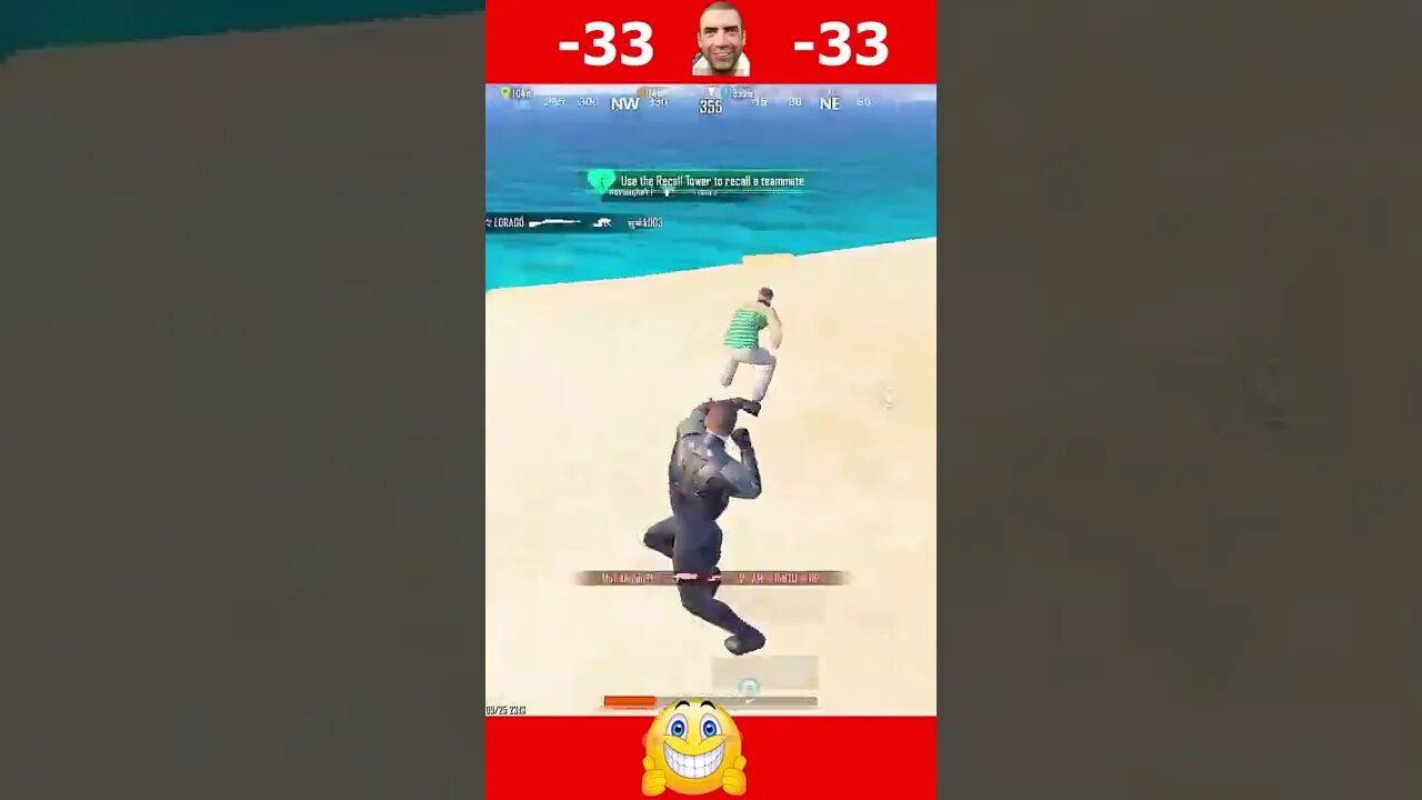 Minus 33 in BGMI 🤣😂 #shorts #bgmifunnyshorts #viralshorts