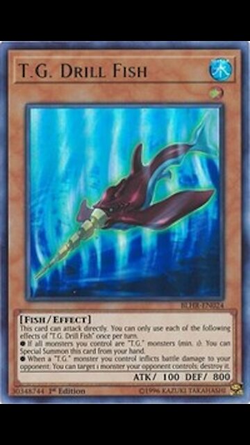 Yu-Gi-Oh! Duel Links - T.G. Drill Fish (Box No. 33 Antinomic Theory UR Card)