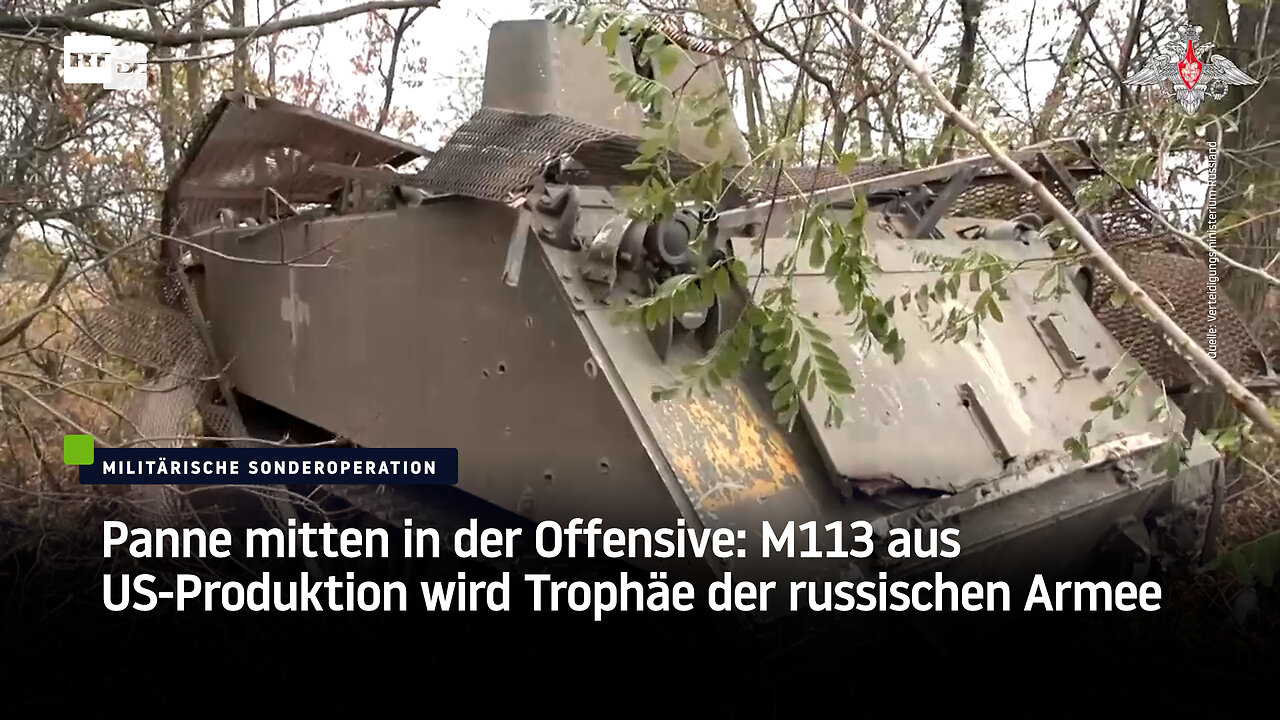 Panne mitten in der Offensive: M113 aus US-Produktion wird Trophäe der russischen Armee