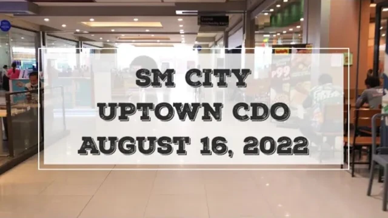 SM UPTOWN CDO (Northwing ASRM Walk, Lunch and some coffee)