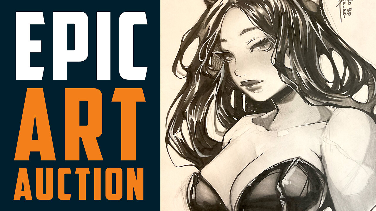 EPIC Comic Book Art Auction Part 2! Alexa Lo, Tucci, Fraga, Renie, Simeti & more!