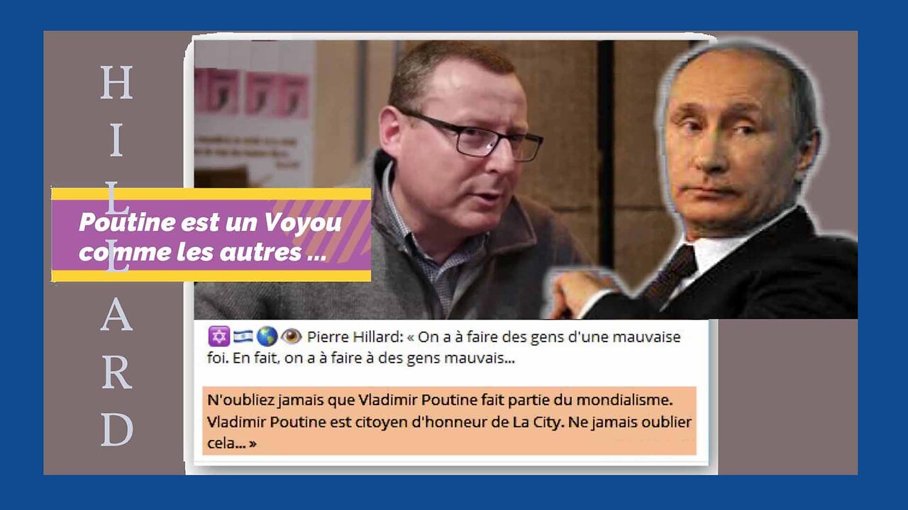 Pierre HILLARD...POUTINE est un "voyou" comme les autres !!! (Hd 720)