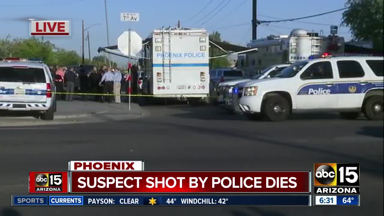 Suspect shot, killed by police in Phoenix