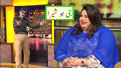 Mian Afzal Of Nirgoli Performance In Mazaaq Raat With.Raheela Khadim