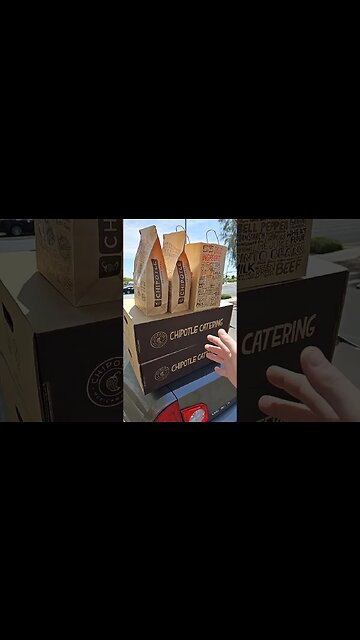 Chipotle catering from Doordash! $$$