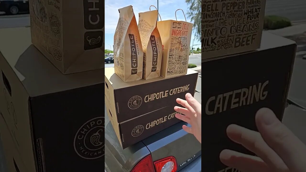 Chipotle catering from Doordash! $$$