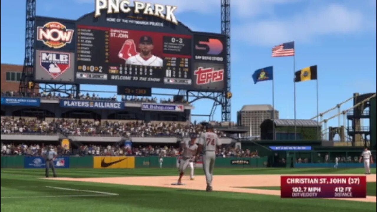 RTTS: BOS season 1: 2 HRs (37,38) 4 RBIs