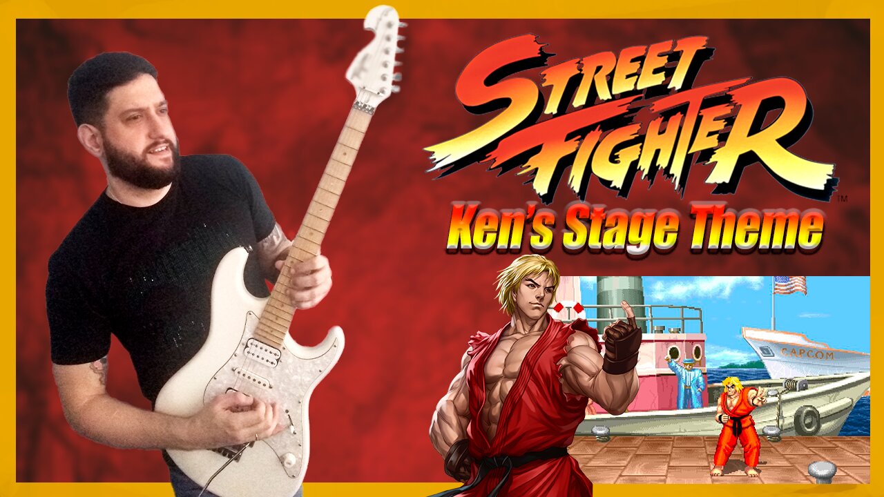 Street Fighter II - Ken's Stage (Guitar Version)