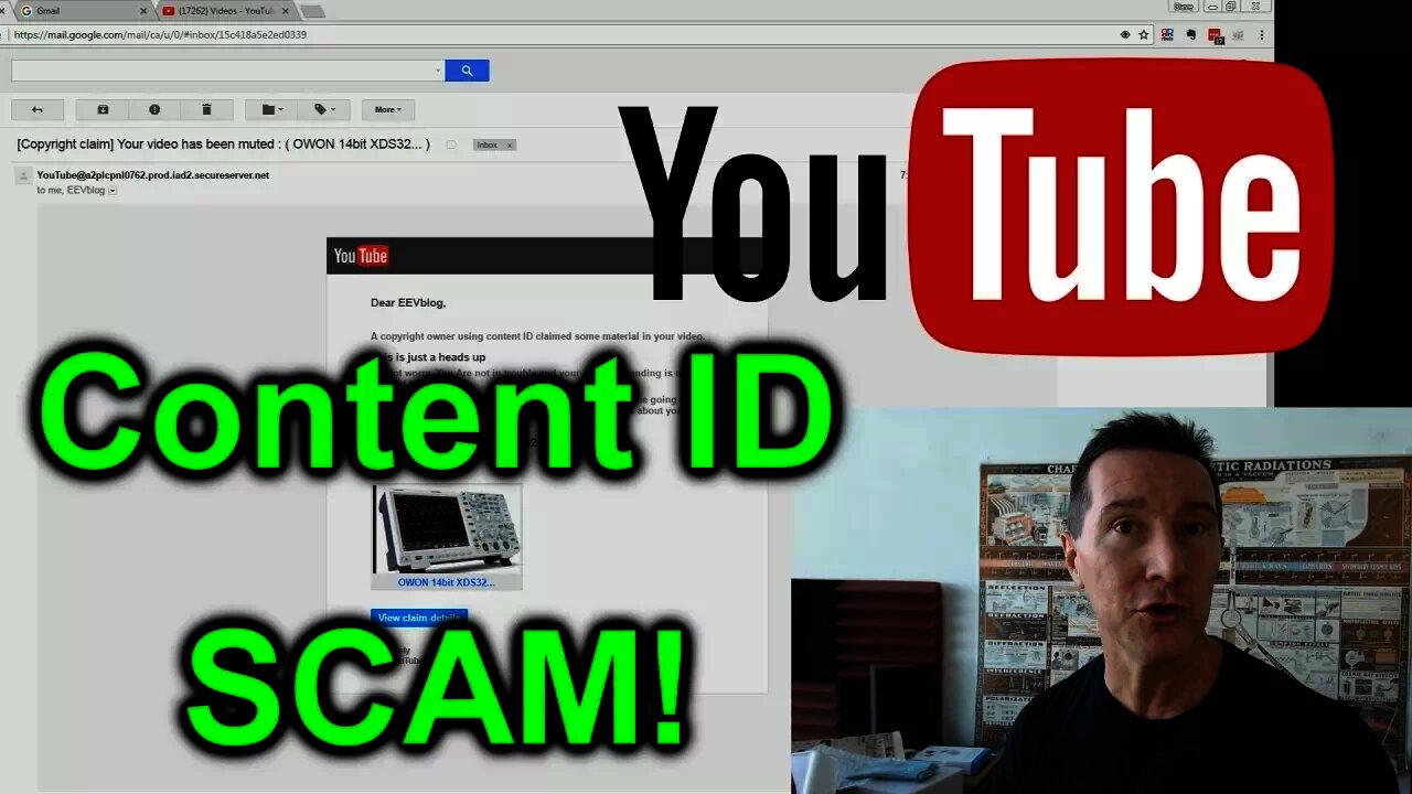 WARNING! - Youtube Content ID Phishing SCAM!