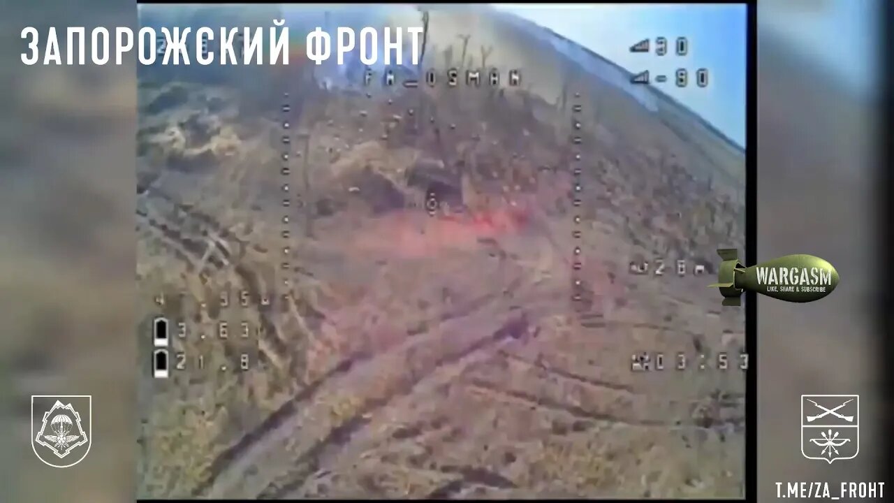 Ukrainian soldiers followed into bunker by FPV kamikaze drone