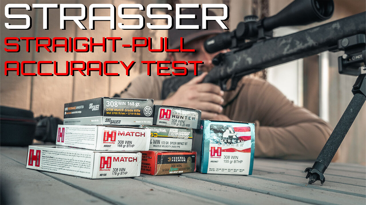 Strasser Straight-Pull Rifle Accuracy Test!