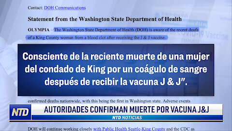 Confirman muerte tras recibir la vacuna de Johnson & Johnson