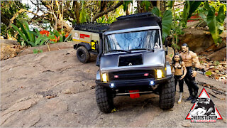 Unimog 6x6 Trailer Test