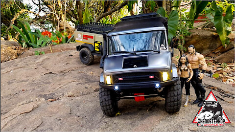 Unimog 6x6 Trailer Test