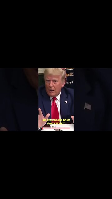 Trump kicks NBC reporter off plane, slams network as 'fake news ' 'Get him out of here' #shorts